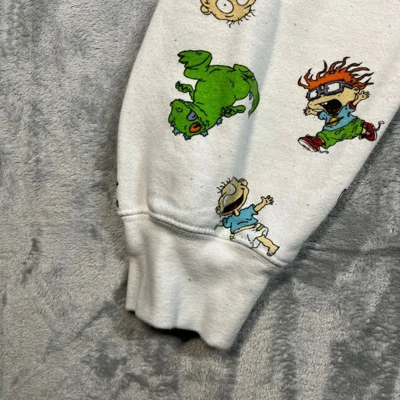 Nickelodeon Rugrats All Over Print Pajama Sweatpants Joggers White Size M - Picture 8 of 15